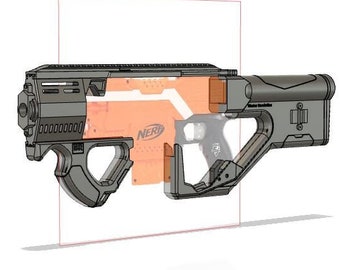 Nerf Stryfe - Hera CQR (Closed Quarter Rifle) 3D Print *DIGITAL FILES*