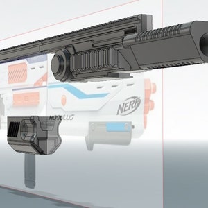 Nerf Mediator body kit - DIGITAL FILES ONLY