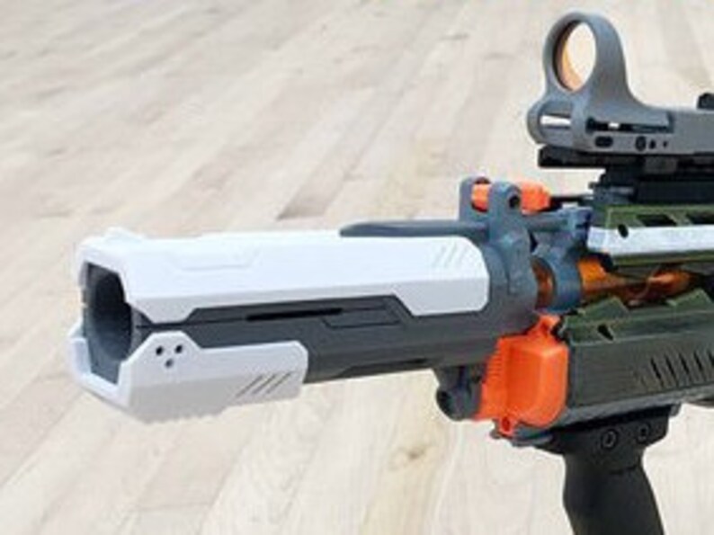 Nerf Blaster Barrel by Tungstenexe Etsy UK