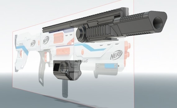 Nerf Mediator Body Kit DIGITAL FILES ONLY - Etsy