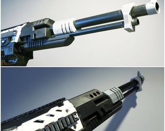 Nerf Longshot Barrel &quot;Narwhal&quot; 3D printed parts