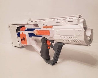 Nerf Rayven Silverback Karosserie-Kit – 3D-gedruckte Bullpup-Karosseriemodifikation, Rayvenfire Custom-Frontpartie & Schienen-Kit