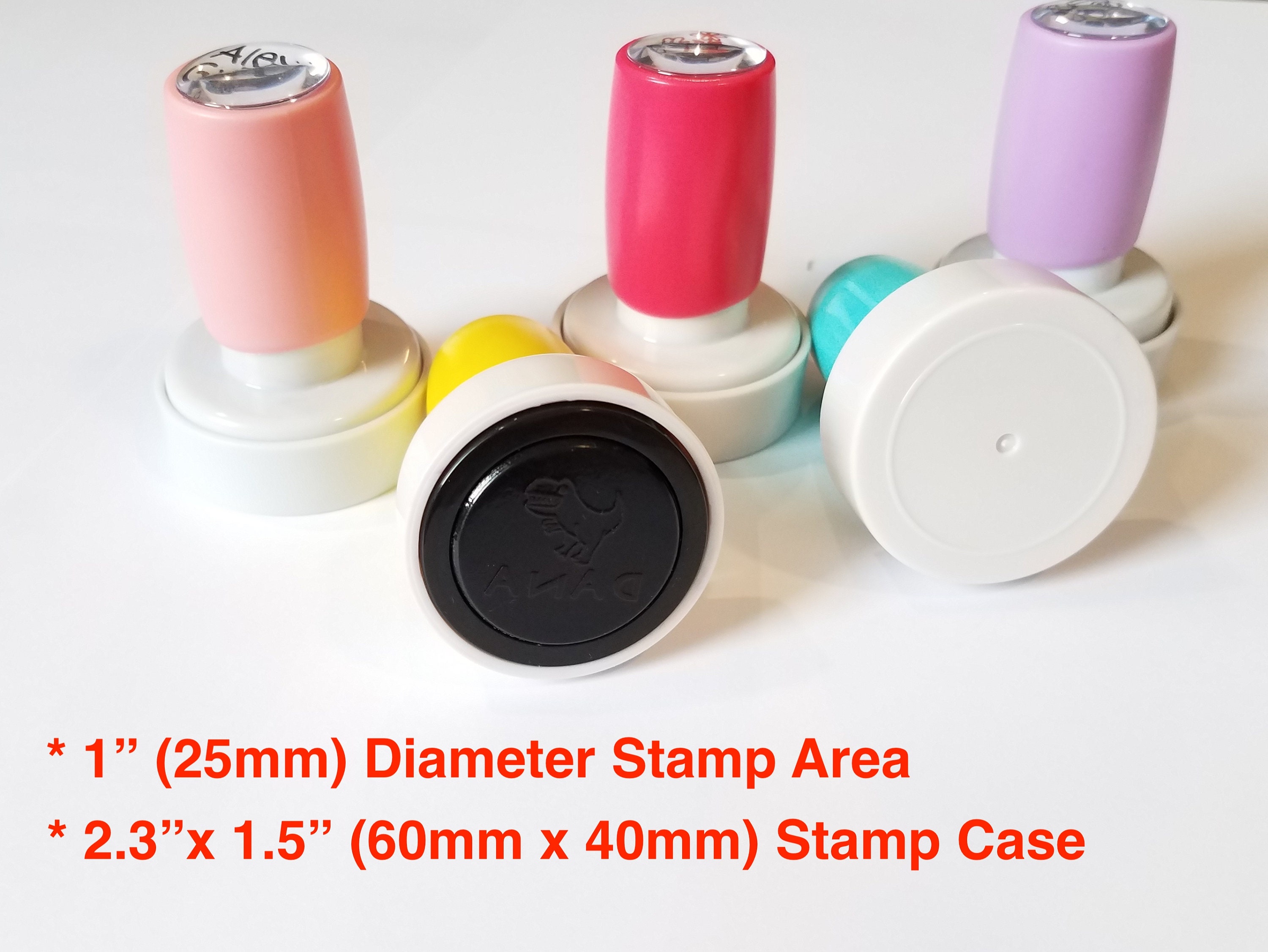 Custom Inking Personalized Self Inking Stamp: Custom Logo, Name, or Teacher Stamp 1 ...