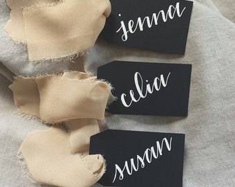 Personalized Hand Lettered Gift Tags - Weddings/Special Events, Holidays