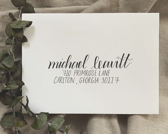 Custom Envelope Addressing - Wedding/Special Events, Hand Lettered, Brush Calligraphy, Modern Calligraphy