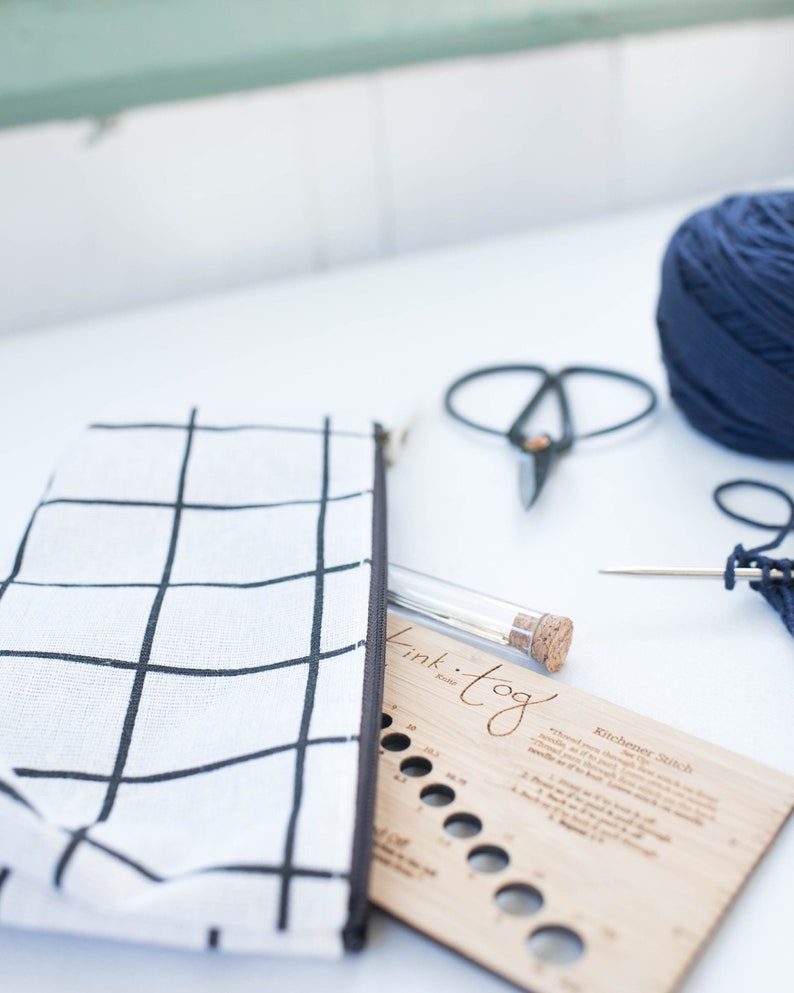 Knit Notions Kit Six Piece Set Knitting Gift Etsy