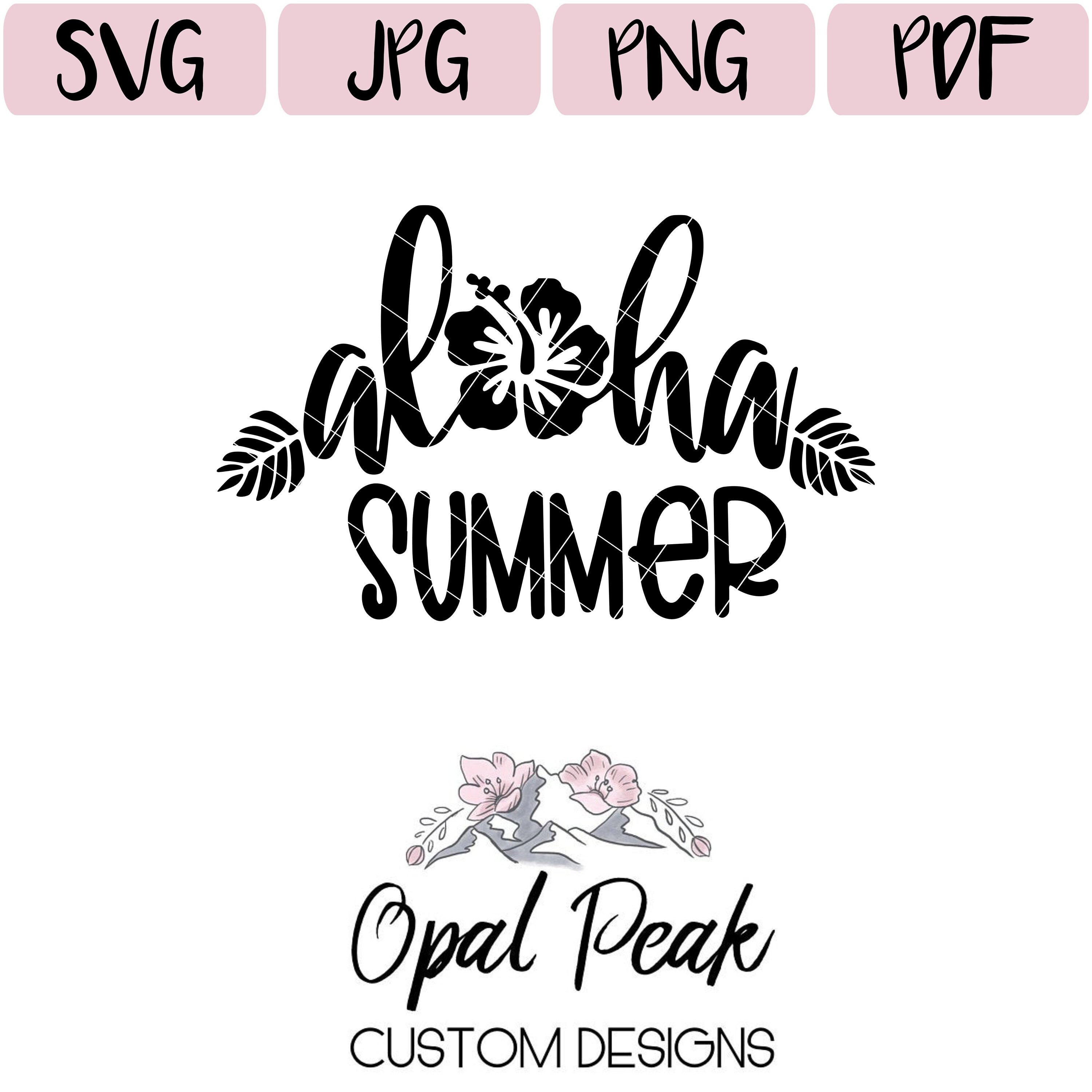 Download Aloha Summer Svg Summer Svg Aloha Summer Cute Summer Svg Etsy