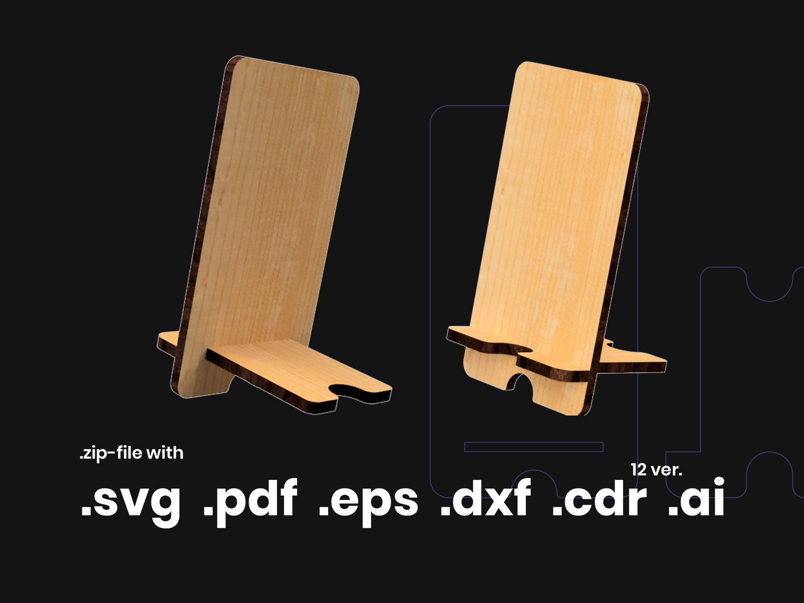 Cell phone stand svg for Cricut and Phone holder Etsy