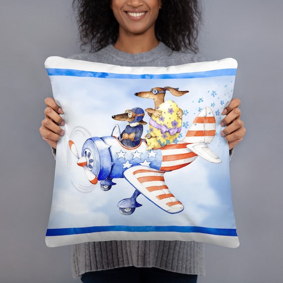 Easter Dachshund Pillow Vintage style Easter Doxie Pillow in 2020 | Wool