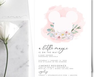 disney baby shower invitations online