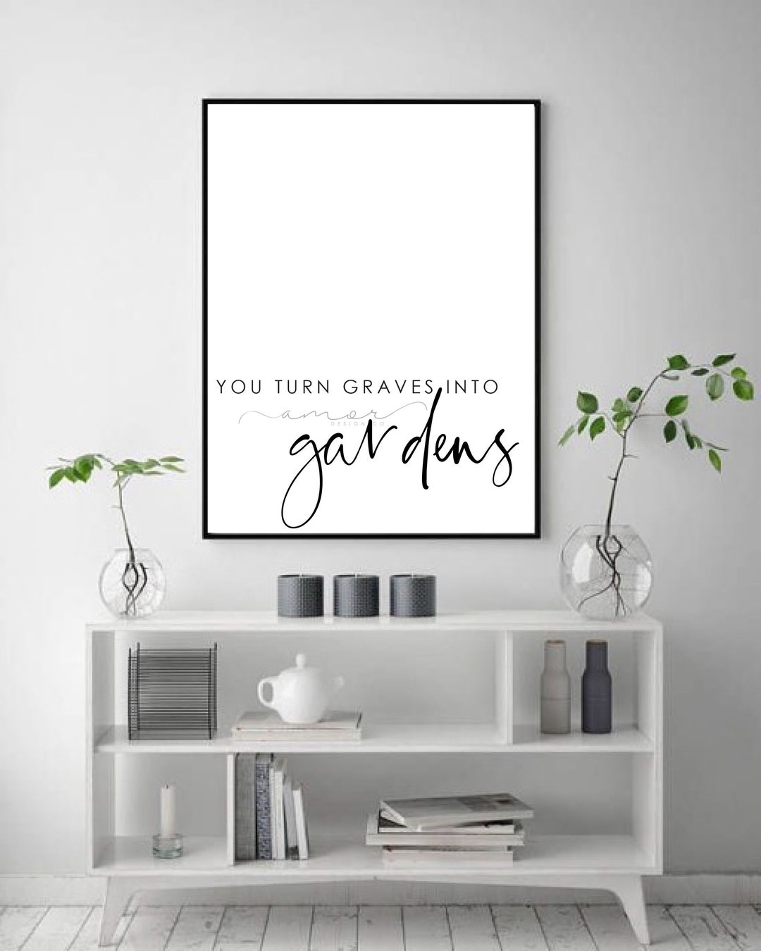 Graves Into Gardens Elevation Worship Lyrics Art Print, Elevation