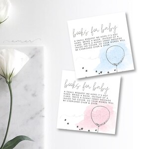 Livres modernes de baby shower pour bébé, livres pastel pour cartes bébé, miel doux, douche classique d’ours, ours flottant en ballon