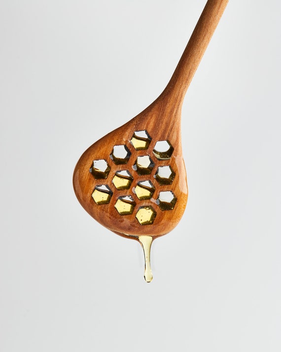 Wood Honey Dipper With Shaped Holes Wedding Favors Etsy