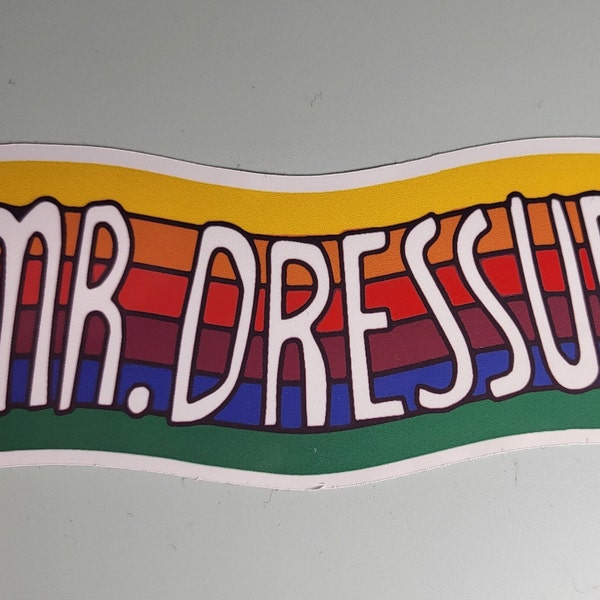 Mr. Dressup Iconic Ribbon Logo Stickers!