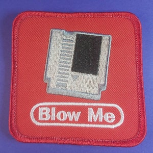 Blow me Nintendo theme patch w/ VELCRO