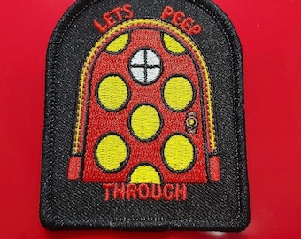 Polka Dot Door  Canadian Nostalgia VELCRO patch