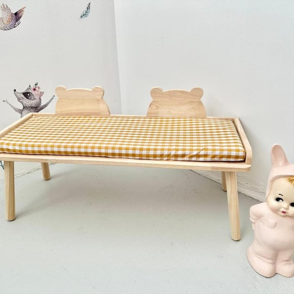 Banc enfant bois naturel