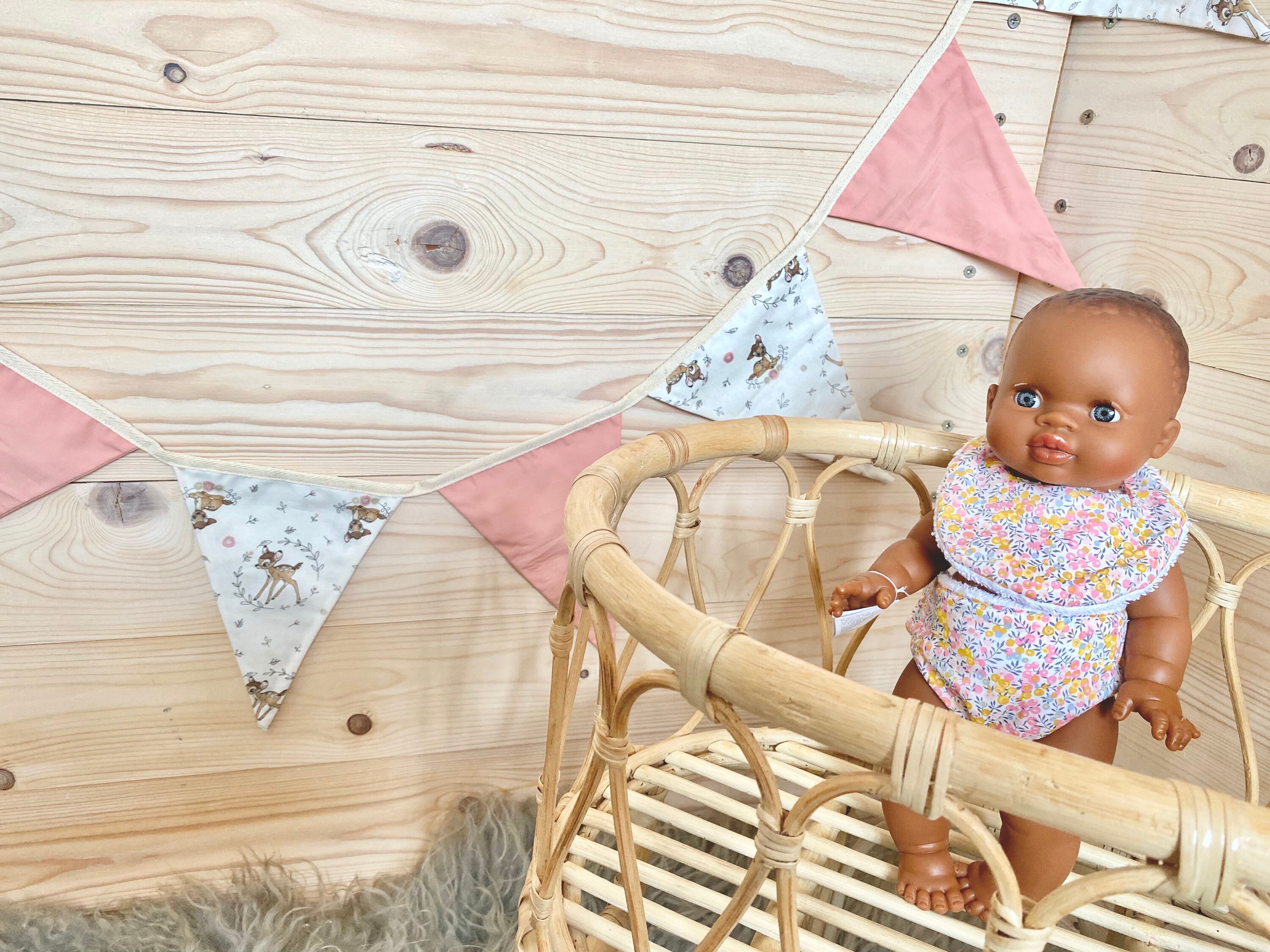 Guirlande Fanions Imprimé Bambi Chambre d'enfant