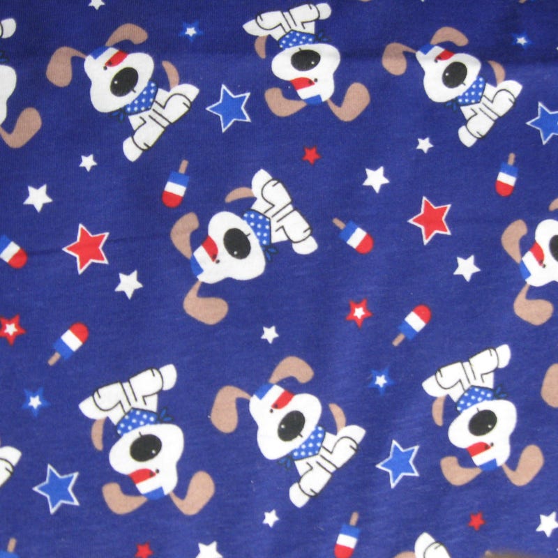 Dog Fourth of July Fabric - Etsy