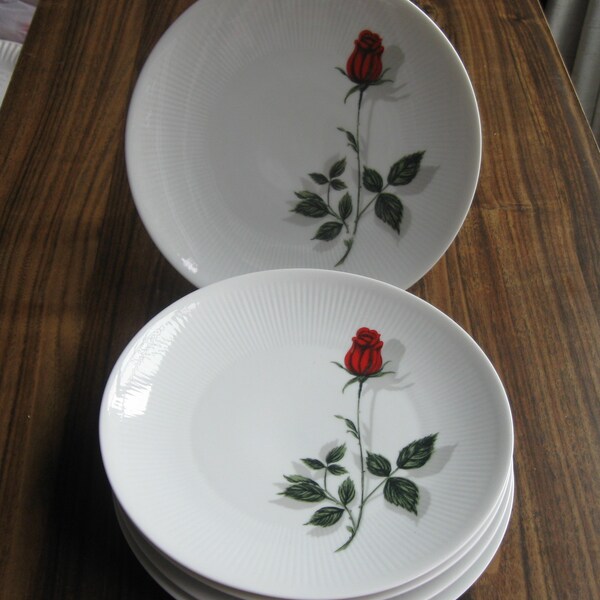 Service à Poissons 8 Pièces Porcelaine Bavaria – Rehauts Dorés – Mitterteich, état Vintage