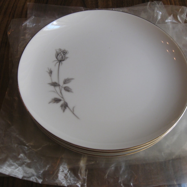 Royal Fine China Platinum Rose Etsy