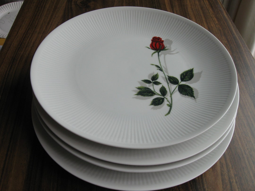 Mitterteich Bavaria Carmen Fine Porcelain China Dishes, Gold Gild Rim ...