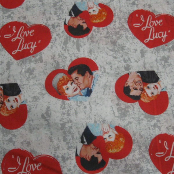 I Love Lucy, Desi Arnaz.  100% cotton fabric.  New, not washed.  Sold by the yard.  Licensed.