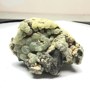 Natural Prehnite Minerals Rough Gemstone, Prehnite from Mali, Prehnite Specimen, Prehnite Crystal, Green Crystals Cluster Rough 254 Gram.