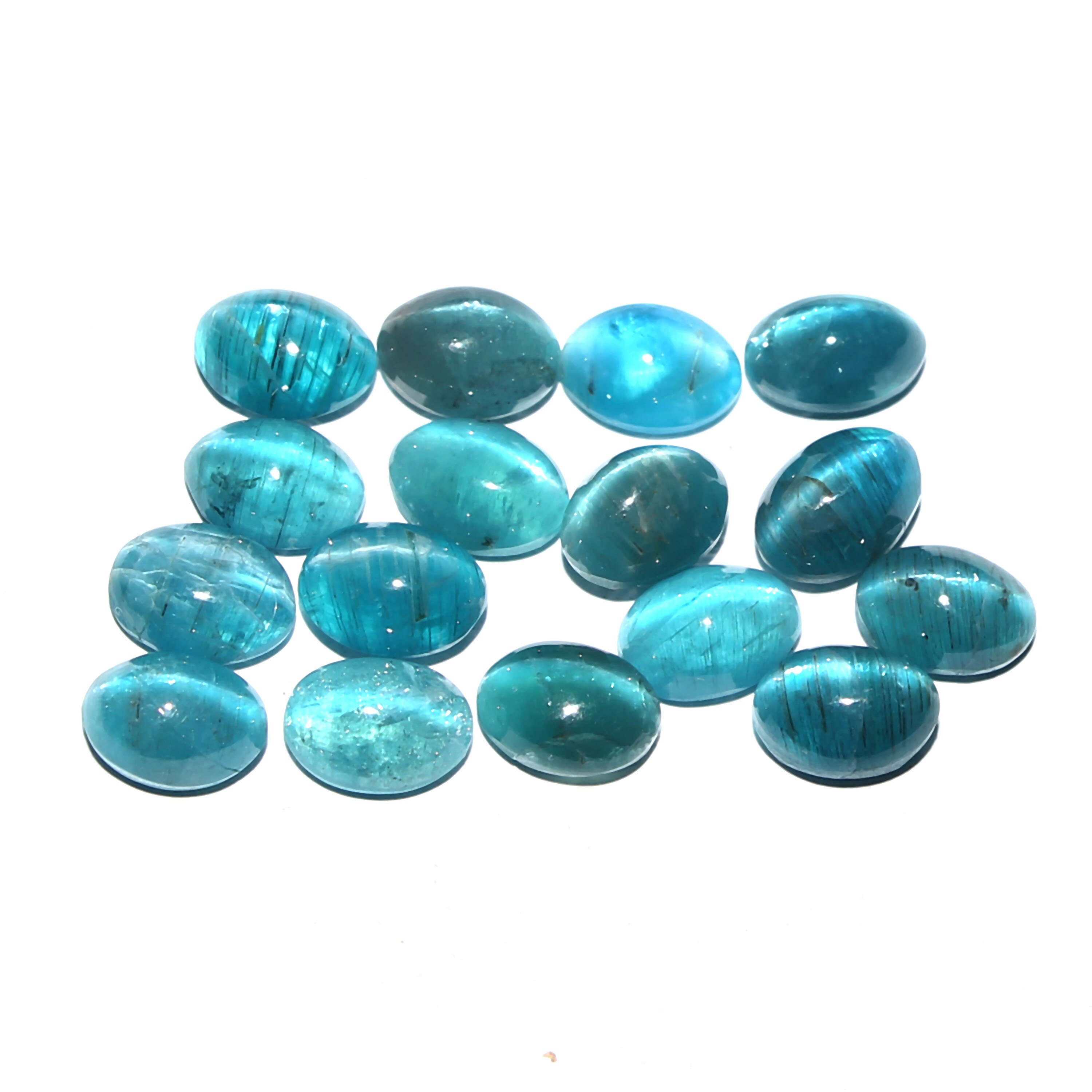 30.40 Ct AAA Natural Apatite Cat's Eye 6X8 mm Oval Etsy