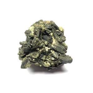 Raw Prehnite Crystal Cluster: Natural Green Gemstone Specimen, Mali