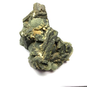 Raw Prehnite Specimen: Mali Green Crystal Cluster, Metaphysical Stone (509 Grams)