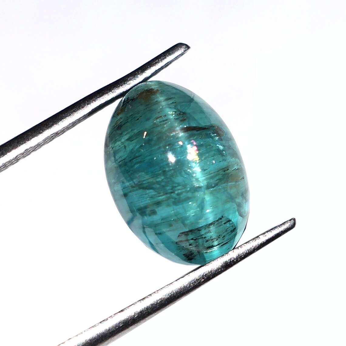 7.80 Ct AAA Natural Apatite Cat's Eye 12.2X8.6X8.3 mm Etsy