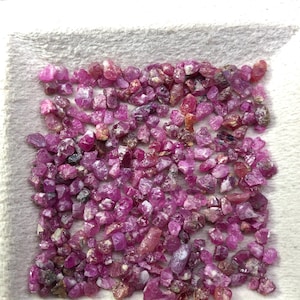 Natural Specimen Ruby Raw Lot, 74.00 Carat Ruby Sapphire Rough, Crystal Gemstone Minerals