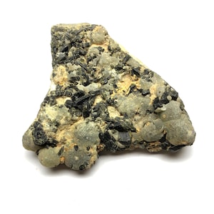 Raw Prehnite Specimen: Mali Green Crystal Cluster, Metaphysical Stone