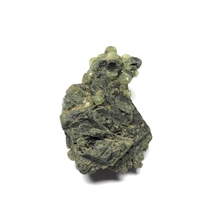 Prehnite Crystal, Prehnite Specimen, Prehnite from Mali, Natural Prehnite Minerals Rough Gemstone, Green Crystals Cluster Rough 97 Gram.