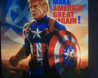 President Trump Superhero Coasters