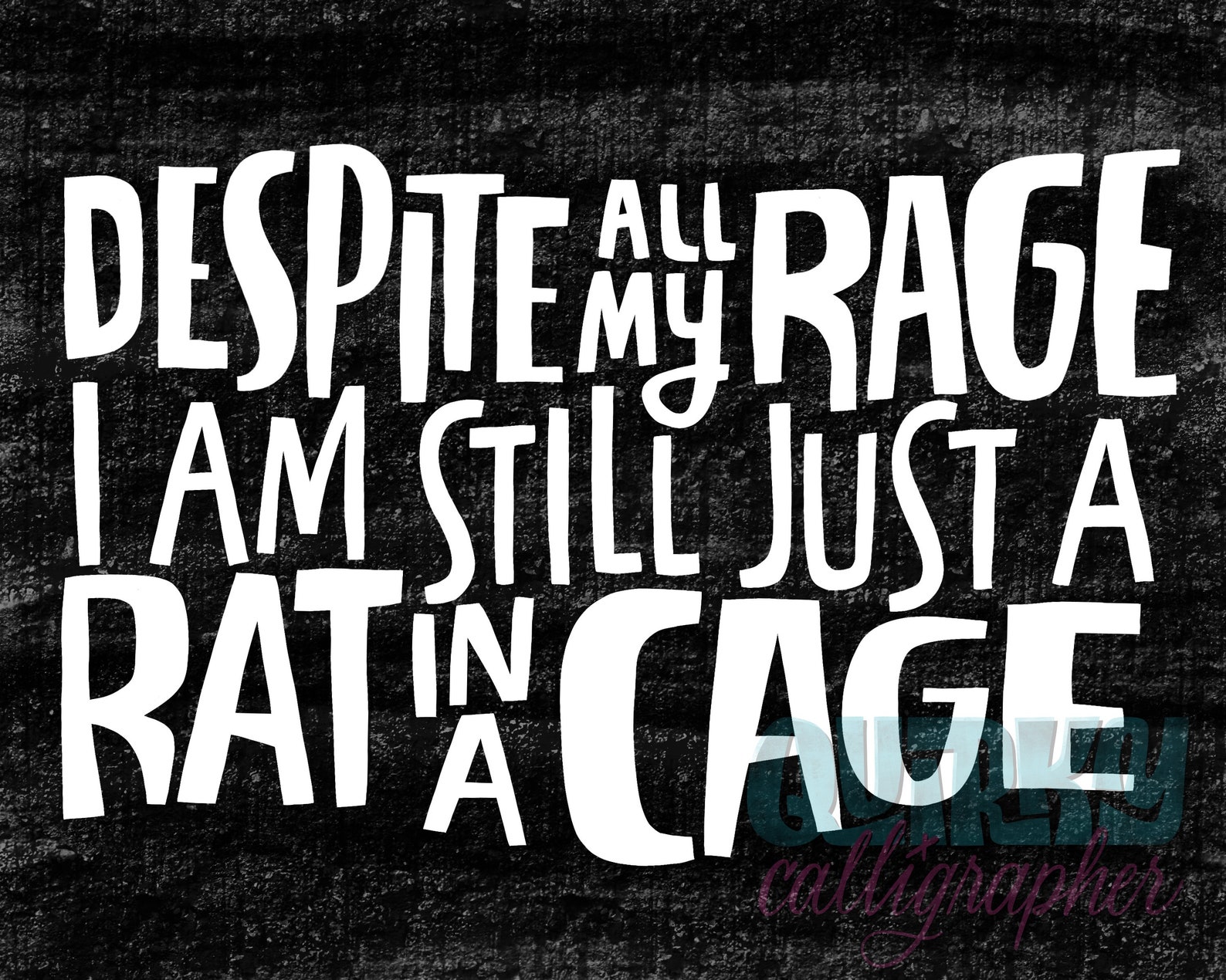 Despite All My Rage Smashing Pumpkins Lyrics 8x10 print Etsy
