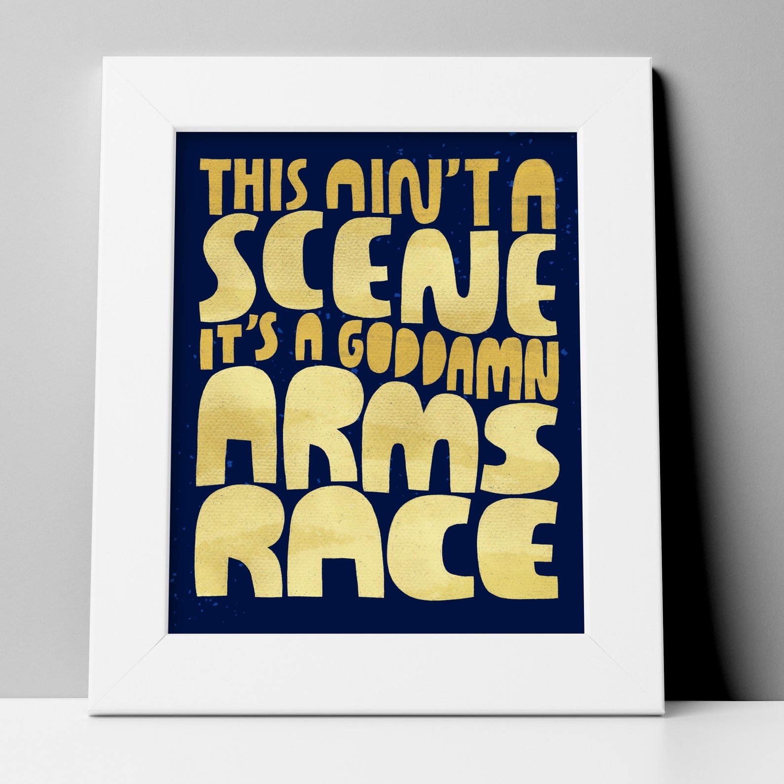 This Ain't A Scene It's an Arms Race FOB Lyrics Etsy