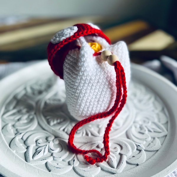 Mushroom bag crochet pattern, crochet pattern, crochet purse