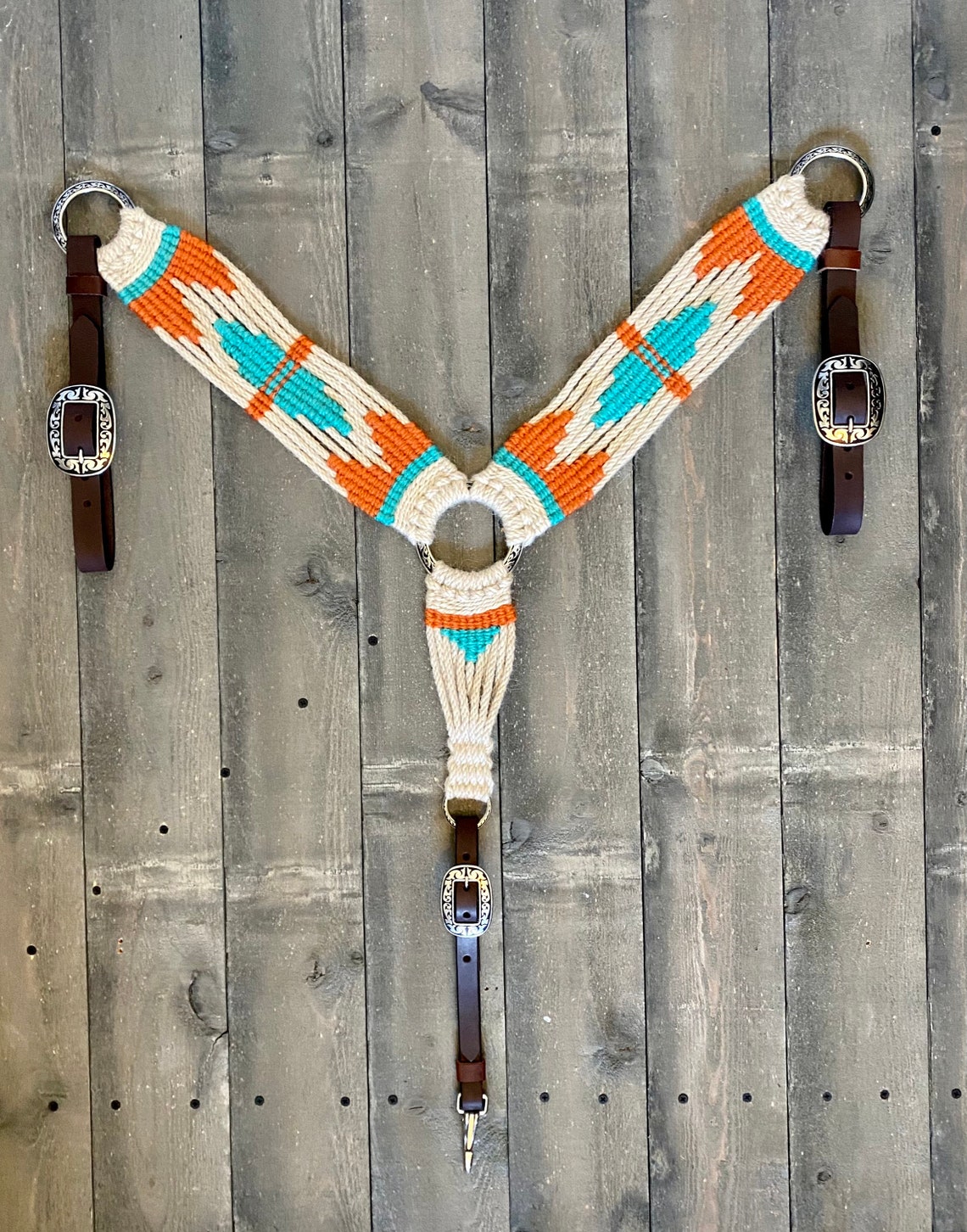 Custom Color Breast Collar Handmade With 100 Mohair and Etsy