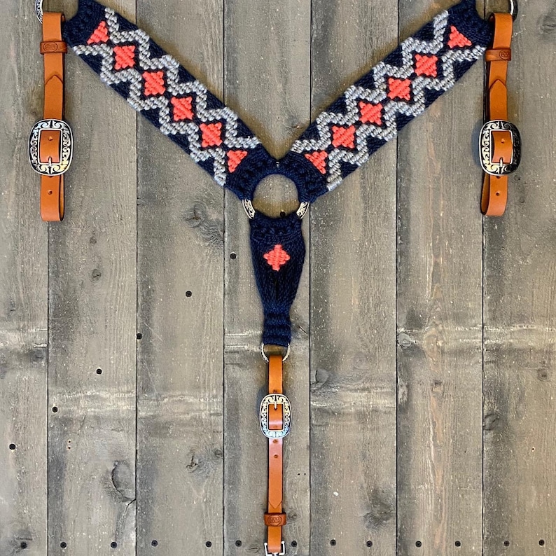 Custom Color Breast Collar Handmade with 100 Mohair and Etsy