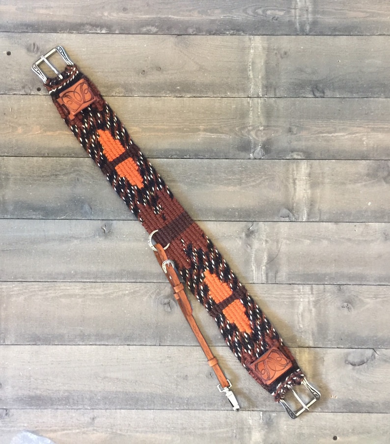 Custom Back Cinch Handmade 11 Strand Mohair With JW Buckles Etsy