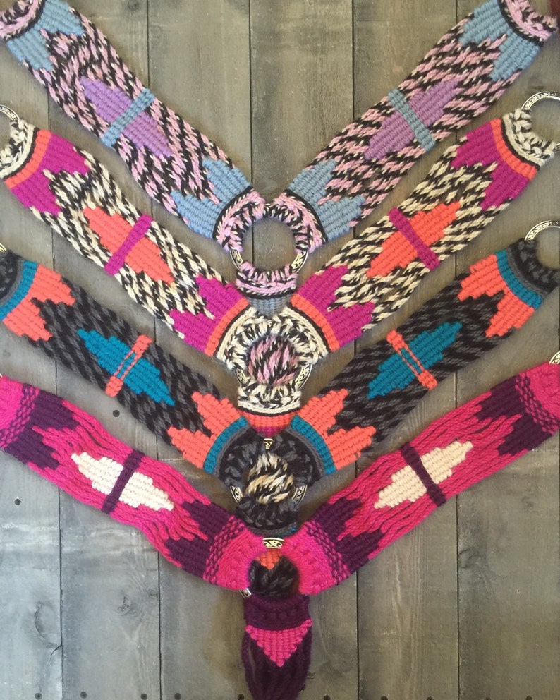 Custom Color Breast Collar Handmade with 100 Mohair and Etsy