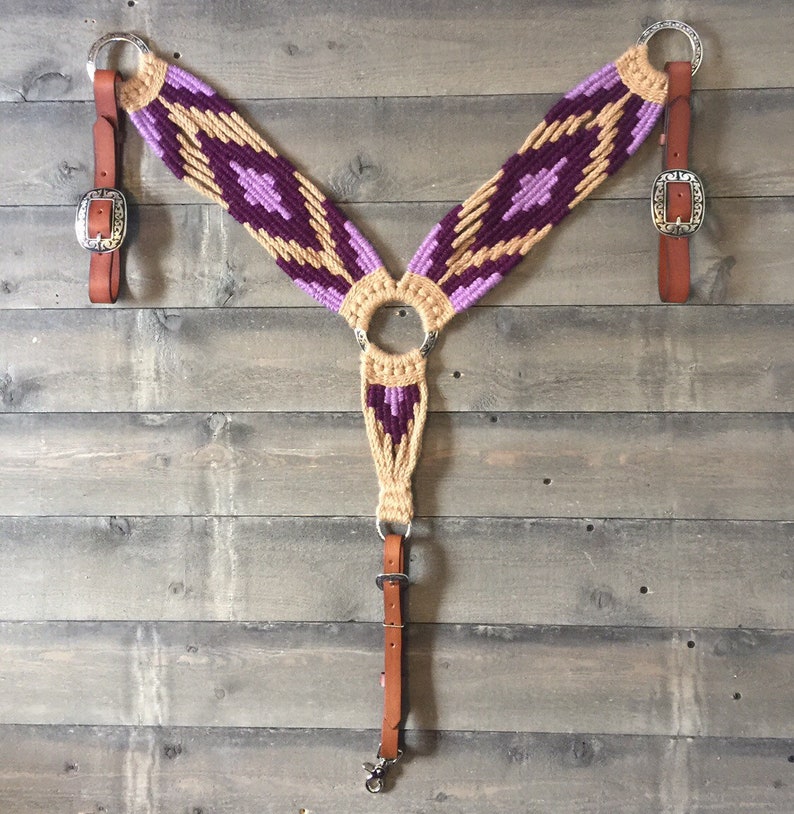 Custom Color Breast Collar Handmade with 100 Mohair and Etsy