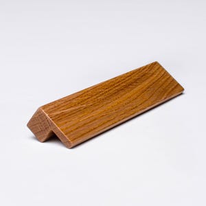 Oak Cabinet Pull | L-Form Modern Drawer Handle | Extra Long Custom Size - Model 14