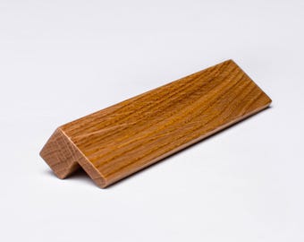 Oak Cabinet Pull | L-Form Modern Drawer Handle | Extra Long Custom Size - Model 14