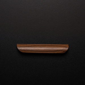 American Walnut Cabinet Handles in Sleek Design