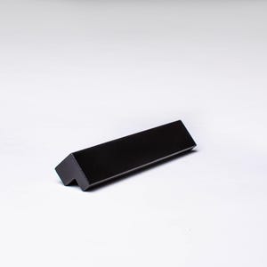 Matte Black Wood Handle | Extra Long Custom Size Pull - model 5