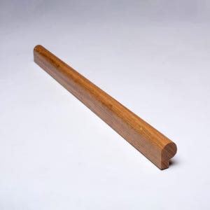 Maniglie con bordo in rovere: maniglie extra lunghe da 10 cm a 200 cm, grezze e laccate - Modello 21