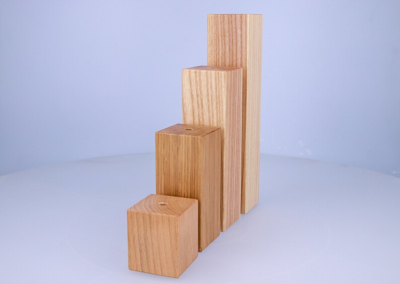 Set of Furniture Legs X 4. Wooden Furniture Legs. Square Form Etsy